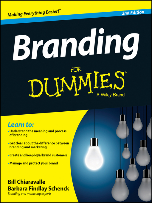 Title details for Branding For Dummies by Bill Chiaravalle - Wait list